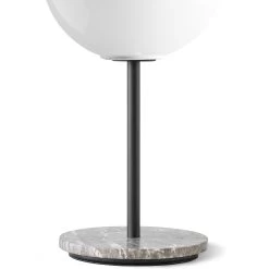 TR Bulb Table By Menu -Lighting Store 1491679 TR Bulb Shiny Opal Table Lamp Grey Marble Closeup DtW