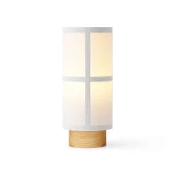 Hashira Portable Table Lamp By Norm Architects For Menu -Lighting Store 1508059Y Hashira Table Lamp Portable White front on