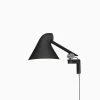 Louis Poulsen NJP Short Wall Lamp By Nendo For Lous Poulsen -Lighting Store 19107 19107 NJP Wall short Black 02B 2 5 91679