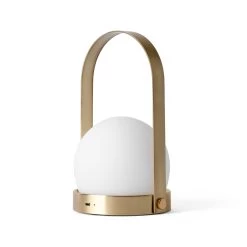 Carrie LED Lamp Brushed Brass By Menu