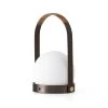 Carrie LED Lamp Leather By Menu 2 Carrie LED Lamp Leather By Menu -Lighting Store 4863859 Carrie Table Lamp Bronzed Brass Leather Angle
