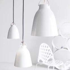 Caravaggio High Gloss Pendant By Fritz Hansen -Lighting Store 6789 CaravaggioP0 P2White Install 40835 300dpi jpg