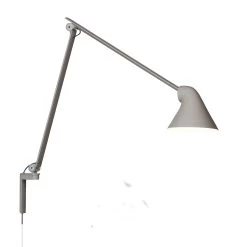 NJP Long Wall Lamp By Nendo For Louis Poulsen -Lighting Store 91679 5 2 04 NJP Wall long short Light Alu Grey long