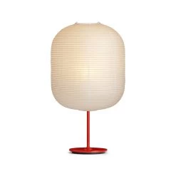 Common Table Lamp By Hay -Lighting Store 9452113009000 CommonTablelampbasesignalredsteelstemandsignalredbase Oblongshadeon