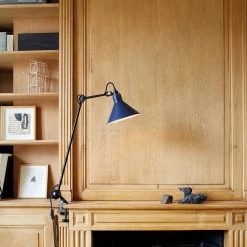 Lampe Gras N°201 Architect Clamp Lamp By La Lampe Gras -Lighting Store AMB 1 N201 BL BLUE