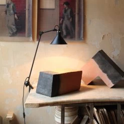 Lampe Gras N°201 Architect Clamp Lamp By La Lampe Gras -Lighting Store AMB 5 N201 BL SAT