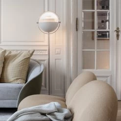 Multi-Lite Floor Lamp By Gubi -Lighting Store AdnetCoffeeTableCircular MategotBowl PachaLoungeChair ReversSofa Multi LiteLamp TSConsole BL1TableLamp on