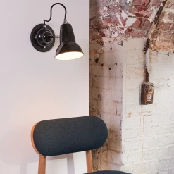 Original 1227 Brass Wall Light By Anglepoise -Lighting Store AnglepoiseOriginal1227BrassWallLightDeepSlate1