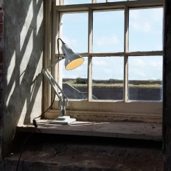 Original 1227 Mini Desk Lamp By Anglepoise -Lighting Store AnglepoiseOriginal1227MiniDeskLampLinenWhite 1