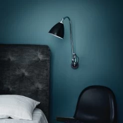 Bestlite BL6 Chrome For Hardwiring By Gubi -Lighting Store BL6 WallLampp Chrome Black Gubi Chair 3D