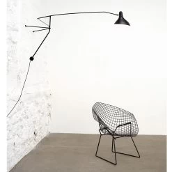 Mantis BS2 Wall Lamp By DCW -Lighting Store BS2 WALL BL SATamb.hs