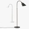 Bellevue AJ7 Anniversary Edition Floor Lamp By Arne Jacobsen For &Tradition -Lighting Store Bellevue AJ7 Anniversary Edition Stone Grey White Brass