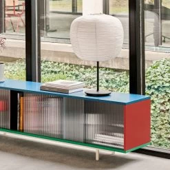 Common Table Lamp By Hay -Lighting Store ColourCabinetFloorLmulti CommonRicePaperShadePeach CommonTableLampsoftblack