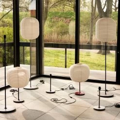 Common Table Lamp By Hay -Lighting Store CommonTableandFloorLampBasefamily RicePaperShadeOblong Peach