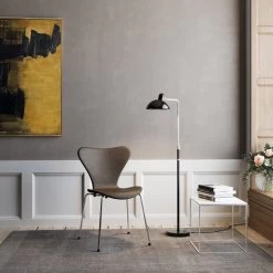 Kaiser Idell Luxus Floor Lamp By Fritz Hansen 9 Kaiser Idell Luxus Floor Lamp By Fritz Hansen -Lighting Store FH 3107 Essential Leather Stone KaiserIdell 6580 F Black PK71 White