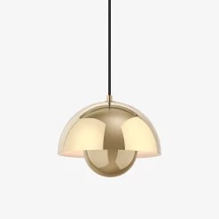 Flowerpot Pendant VP1 By &Tradition -Lighting Store FLOWERPOTVP1 BRASS