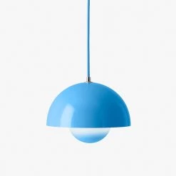 Flowerpot Pendant VP1 By &Tradition -Lighting Store FlowerpotVP1SwimBlue on