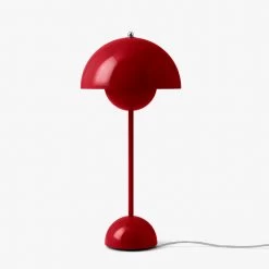 Flowerpot Table Lamp VP3 By &Tradition -Lighting Store FlowerpotVP3VermillionRed off