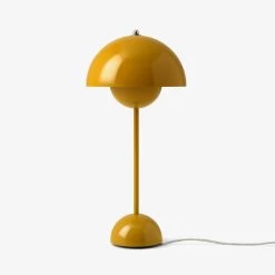 Flowerpot Table Lamp VP3 By &Tradition -Lighting Store Flowerpot VP3 Mustard