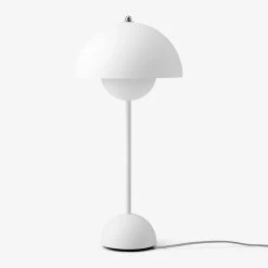 Flowerpot Table Lamp VP3 By &Tradition -Lighting Store Flowerpot VP3 matt white