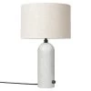 Gravity Table Lamp By Gubi -Lighting Store Gravity TableLamp Small WhiteMarble Canvas off
