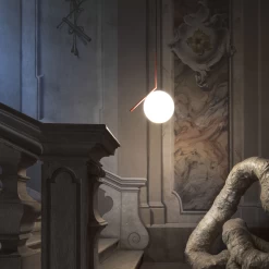 IC S2 Pendant By Flos -Lighting Store ICS2 BurgundyRed ph.SantiCaleca 12