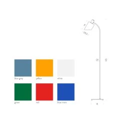 Lampe De Bureau Floor Lamp By Charlotte Perriand For Nemo -Lighting Store LAMPEDEBUREAUREADINGColours