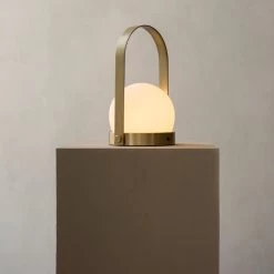 Carrie LED Lamp Brushed Brass By Menu -Lighting Store MENU Carrie Lamp