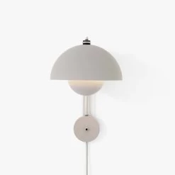 Flowerpot Wall Lamp VP8 By &Tradition -Lighting Store MattLightGrey