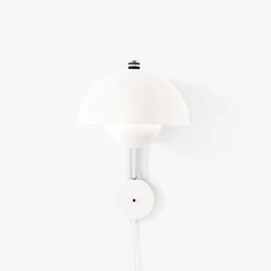 Flowerpot Wall Lamp VP8 By &Tradition -Lighting Store MattWhite