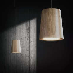 Case Solid Pendant Cone By Terence Woodgate 12 Case Solid Pendant Cone By Terence Woodgate -Lighting Store Meeting Closeup V01