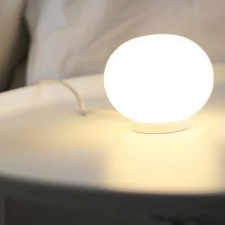 Mini Glo-Ball Table By Jasper Morrison For Flos -Lighting Store MiniGloBall.hs