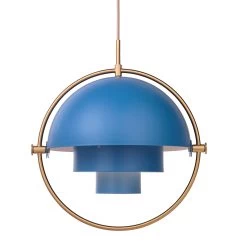 Multi-Lite Pendant By Gubi 26 Multi-Lite Pendant By Gubi -Lighting Store MultiLite Pendant Brass Blue.hs