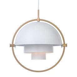 Multi-Lite Pendant By Gubi 27 Multi-Lite Pendant By Gubi -Lighting Store MultiLite Pendant Brass White 1 On.hs