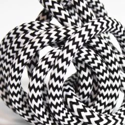 NUD Classic White Porcelain With Textile Cord 15 NUD Classic White Porcelain With Textile Cord -Lighting Store NUDZigZag