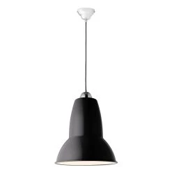 Original 1227 Giant Pendant By Anglepoise -Lighting Store Original 1227 Giant Pendant Jet Black Gloss
