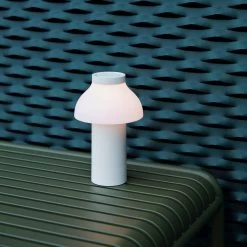 PC Portable Lamp By Hay -Lighting Store PC Portable cream white Palissade olive 01