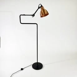 Clearance Lampe Gras N°411 Floor Lamp / Black With Copper Shade By La Lampe Gras -Lighting Store PHOTO 2022 10 20 11 48 18
