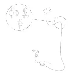 Post Wall Lamp By Muuto -Lighting Store PostWallLampDiagram