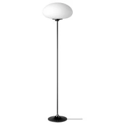 Stemlite Floor Lamp By Gubi -Lighting Store Stemlite FloorLamp H150 BlackChrome off