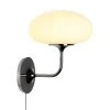 Stemlite Wall Lamp By Gubi -Lighting Store Stemlite WallLamp BlackChrome Side EU ItemNr.10082412 On
